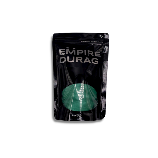 Turquoise Green Satin Empire Durag
